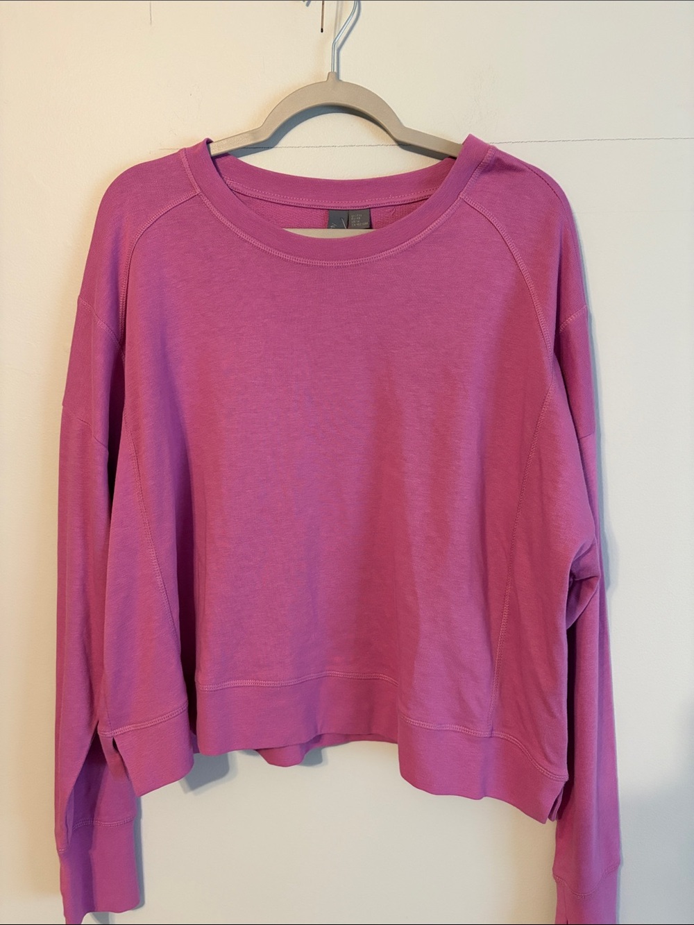 Sweaty Betty Oversized Crewneck Sweatshirt - Magenta. 14 (xL). Polyester. NWOT